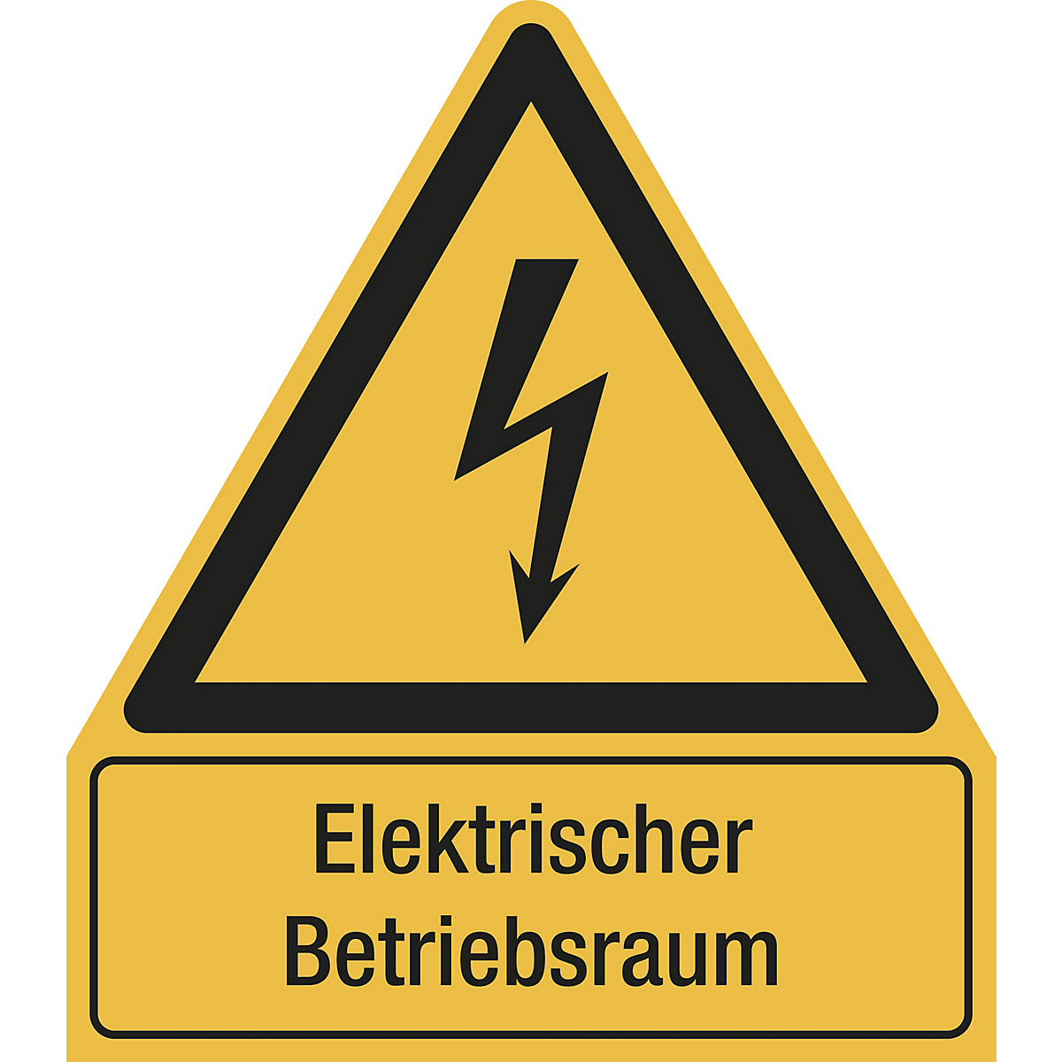 Kombischilder mit Text für Warnkennzeichen