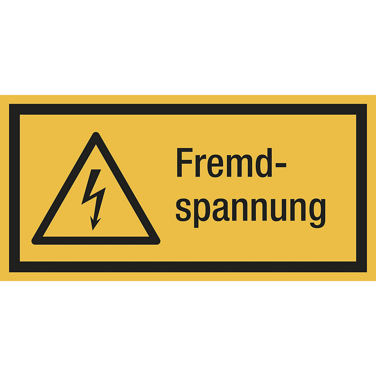 Kombischilder mit Text für Warnkennzeichen