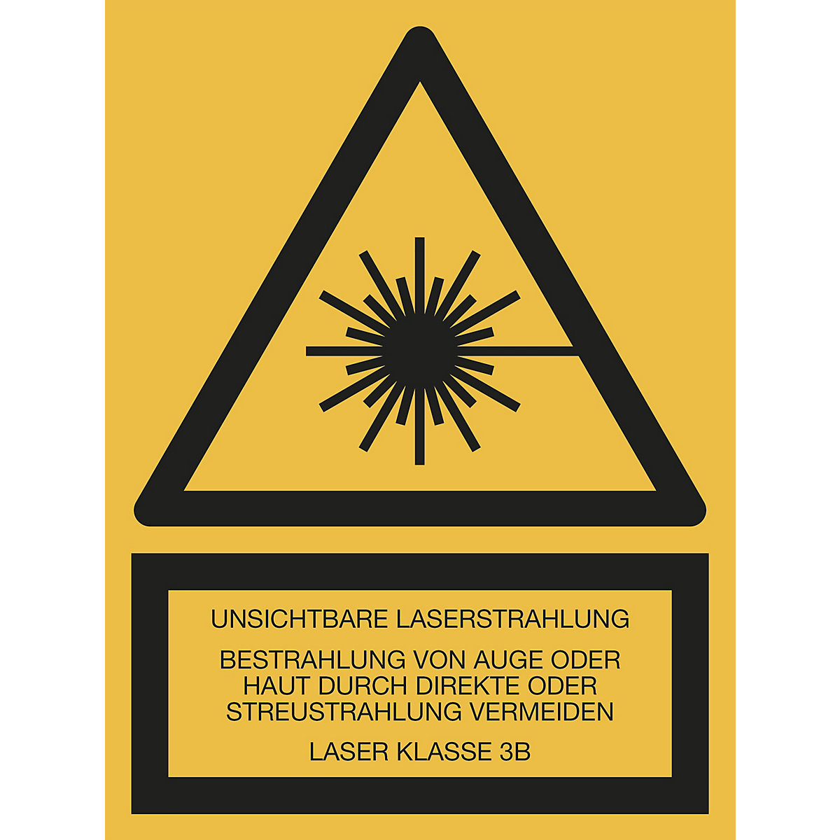 Kombischilder mit Text für Warnkennzeichen