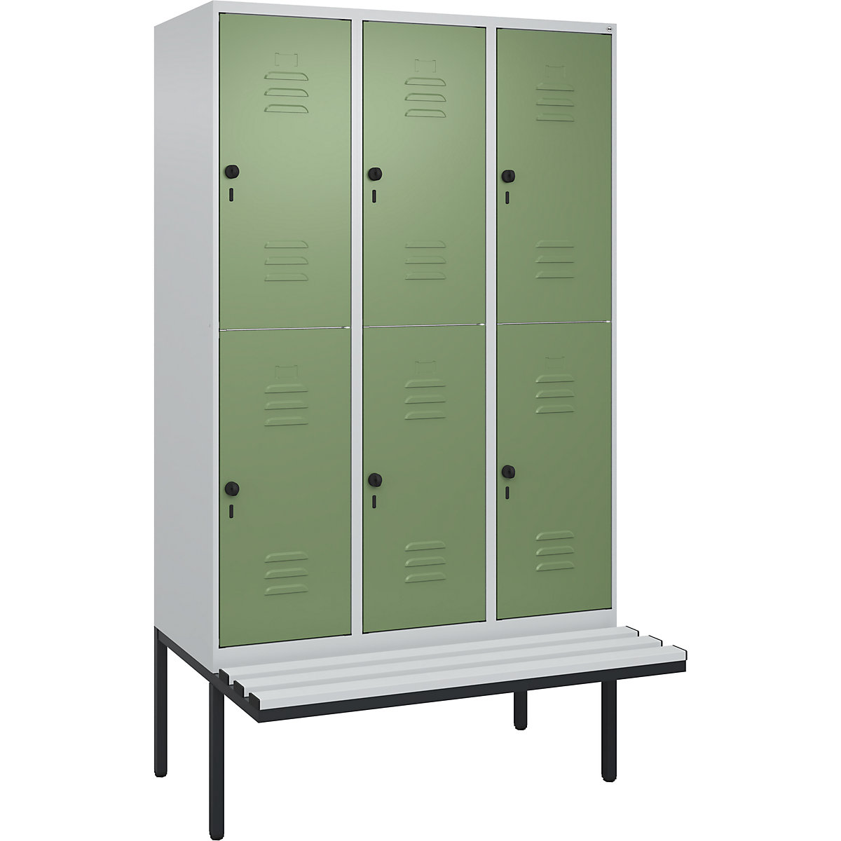 Doppelstock-Spind Classic PLUS Sitzbank C+P (Produktabbildung 4)-3