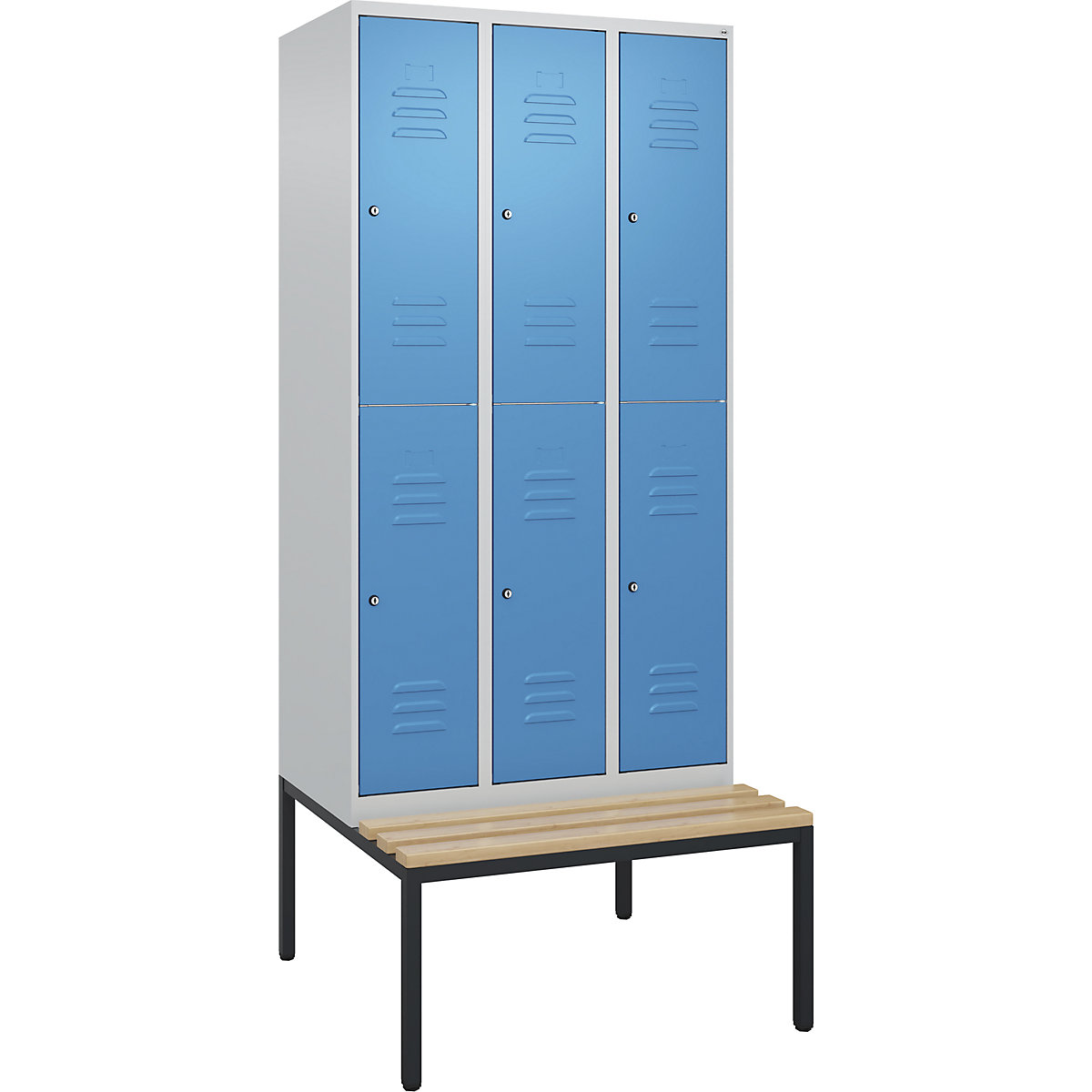 Doppelstock-Spind Classic PLUS Sitzbank C+P (Produktabbildung 406)-405