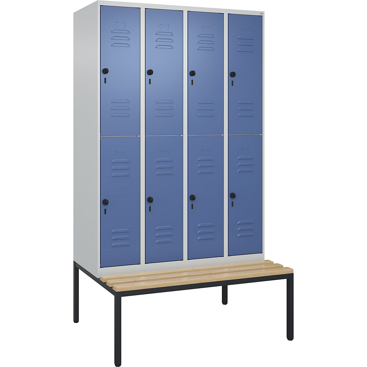 Doppelstock-Spind Classic PLUS Sitzbank C+P (Produktabbildung 369)-368