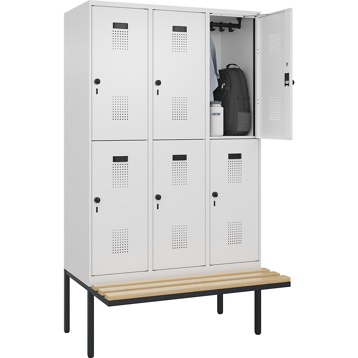 Doppelstock-Spind Evolo PLUS Sitzbank (Produktabbildung 3)-2