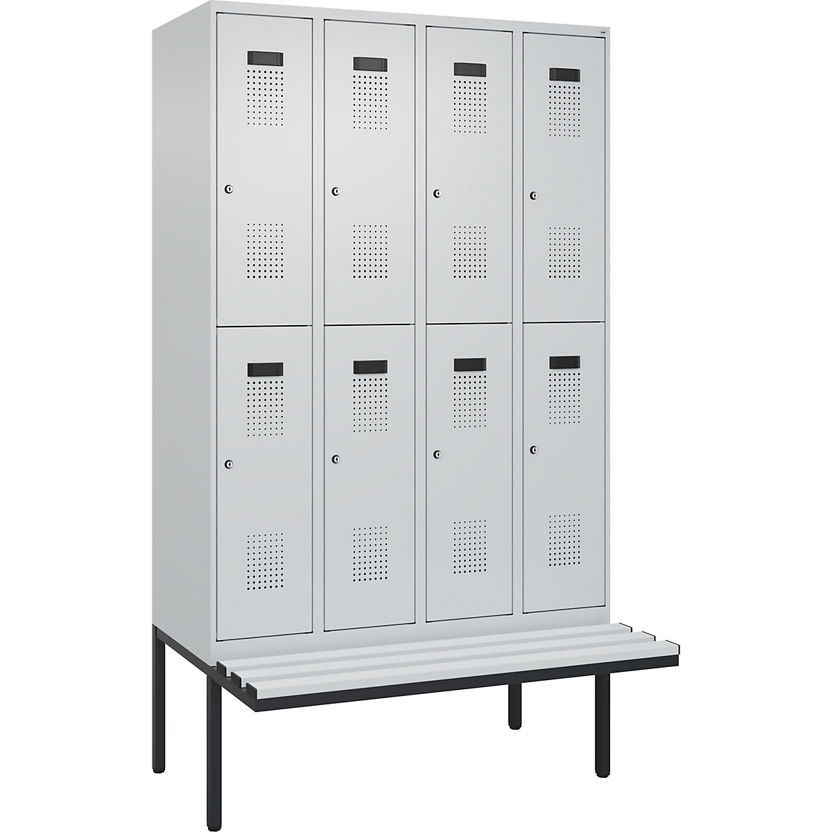 Doppelstock-Spind Evolo PLUS Sitzbank (Produktabbildung 2)-1