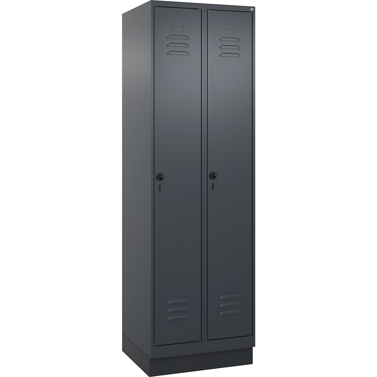 Schwarz-Weiß-Spind Classic PLUS, schmal C+P (Produktabbildung 4)-3