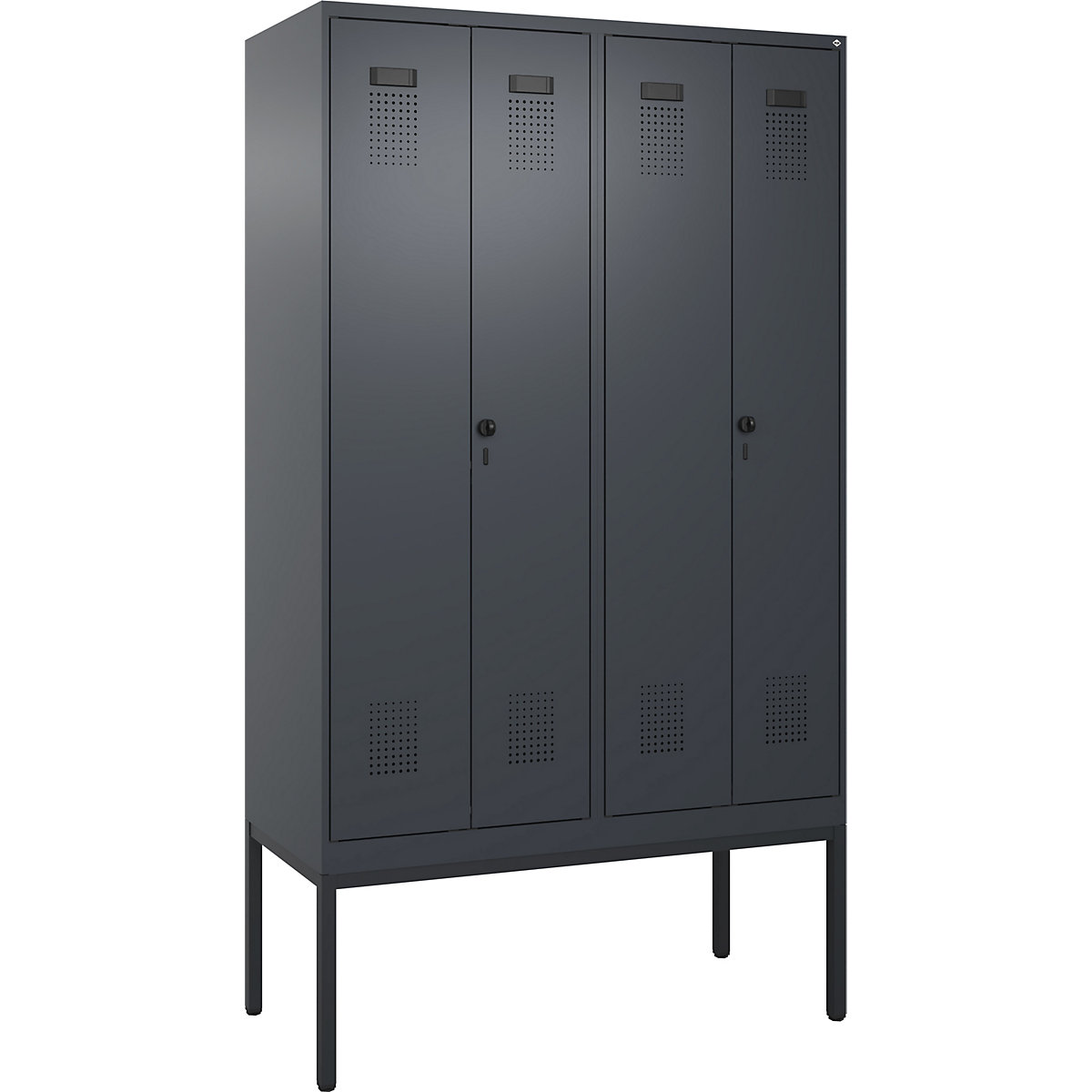 Schwarz-Weiß-Spind Evolo PLUS (Produktabbildung 2)-1