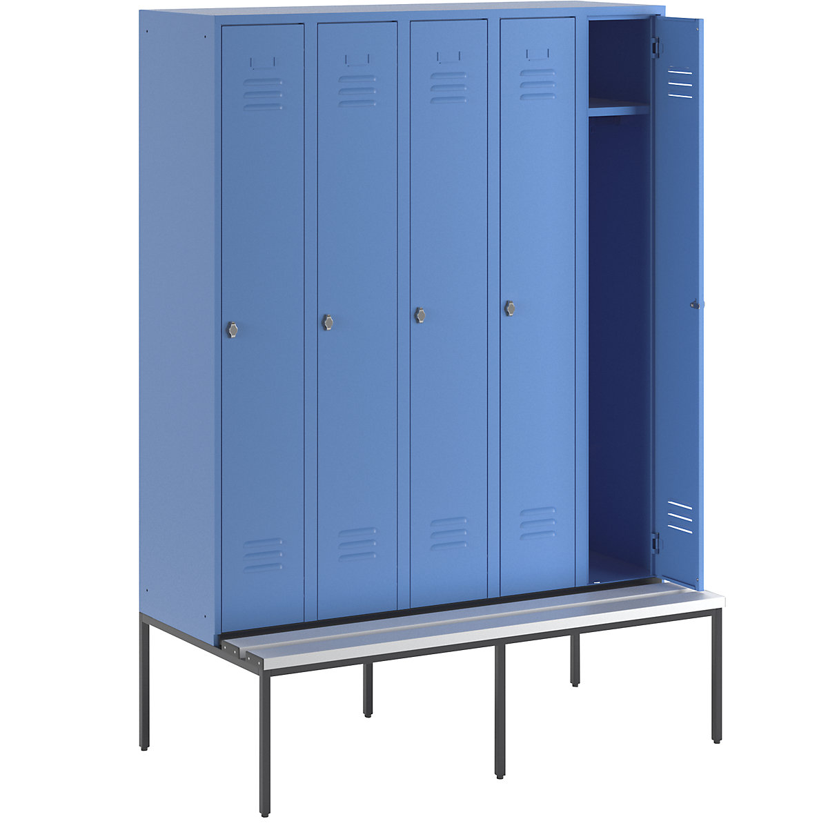 Spind Berlin 2 Sitzbank Wolf