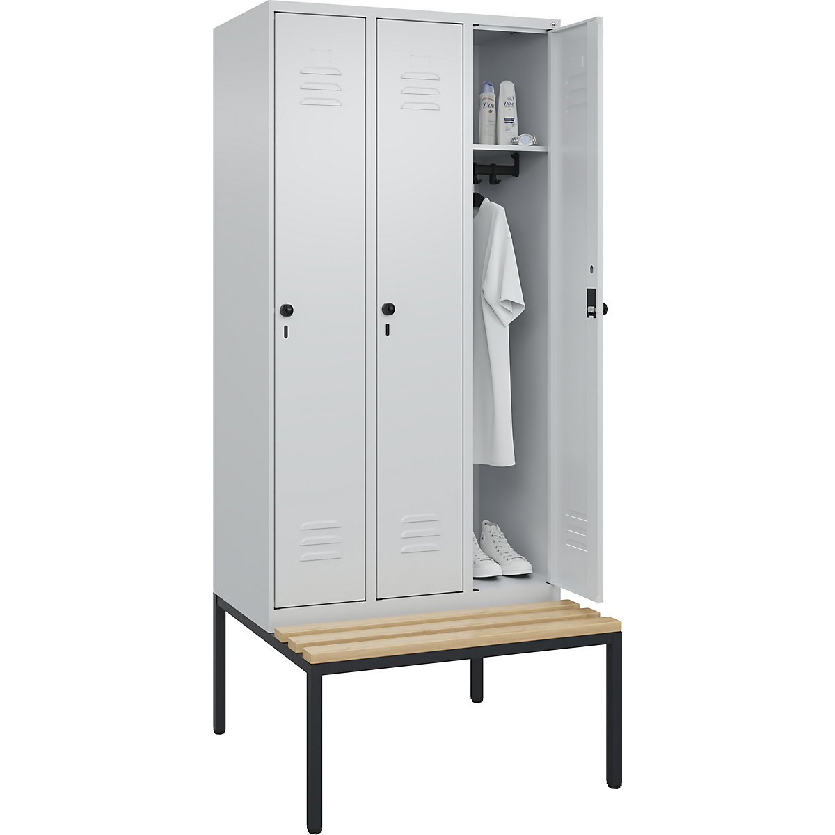 Spind Classic PLUS Sitzbank C+P