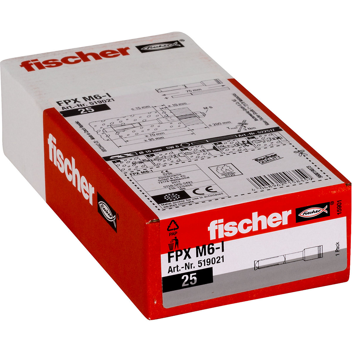 Porenbetonanker FPX fischer (Produktabbildung 6)-5