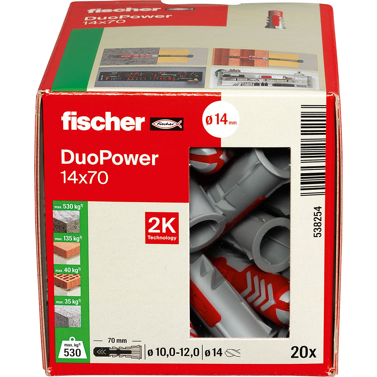 Dübel DUOPOWER fischer (Produktabbildung 6)-5