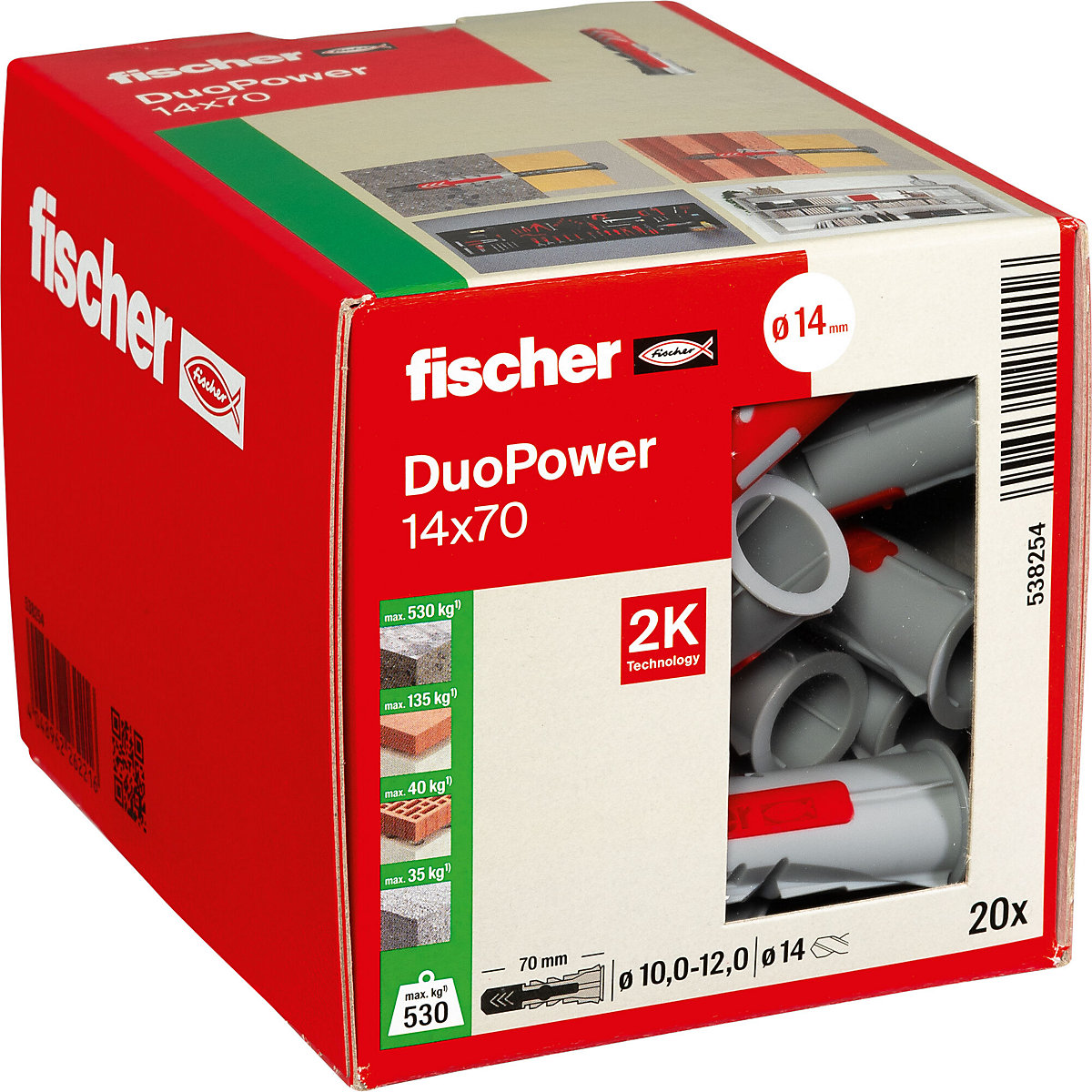 Dübel DUOPOWER fischer (Produktabbildung 7)-6