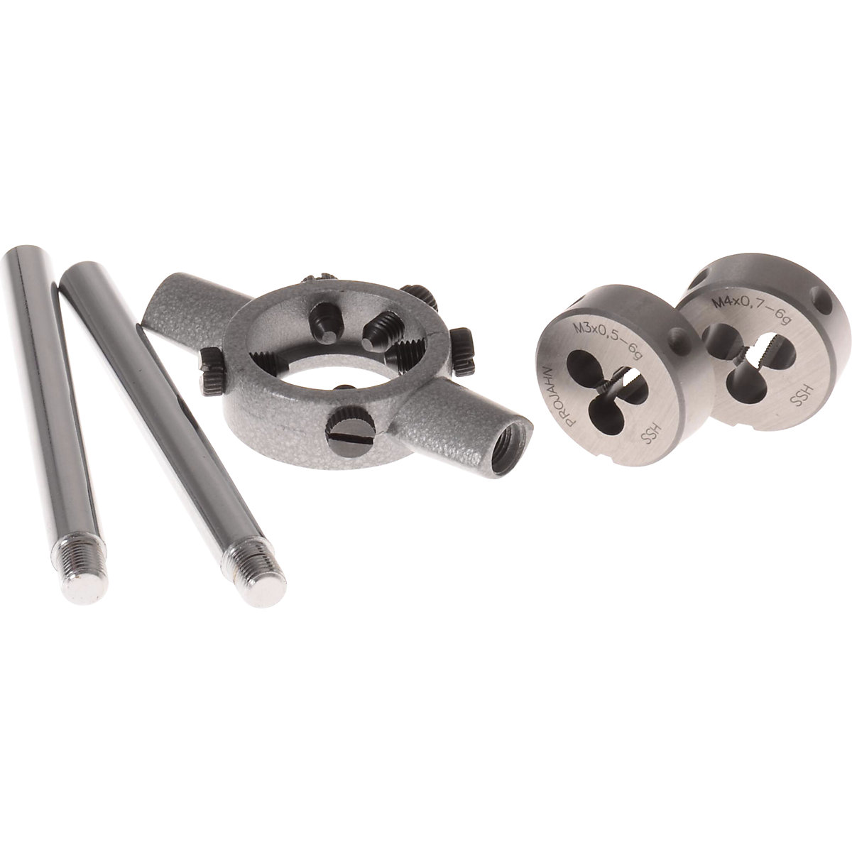 Schneideisen-Set HSS-G mit Schneideisenhalter Projahn (Produktabbildung 2)-1