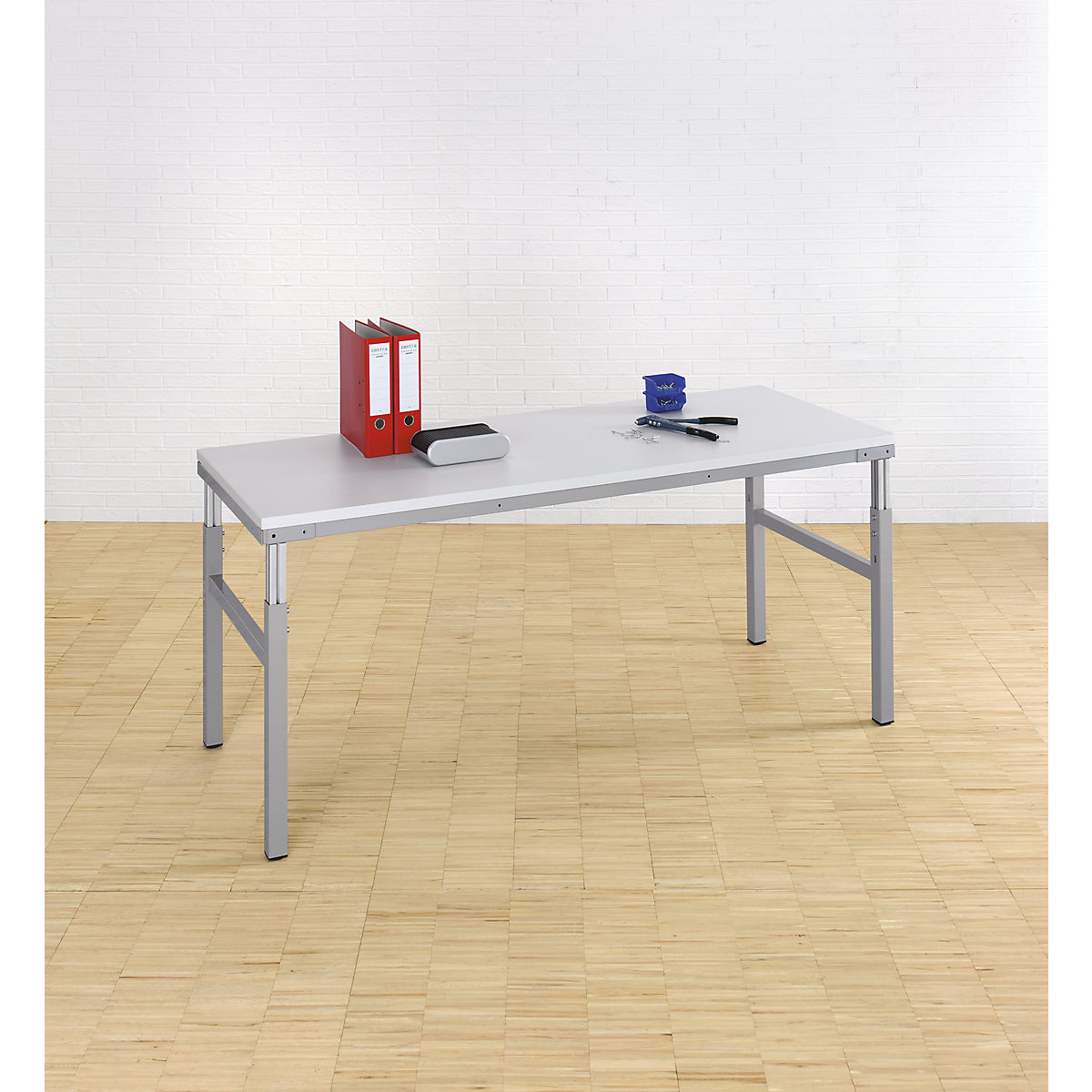 Arbeitsplatz-System, manuell höhenverstellbar von 650 - 1000 mm RAU