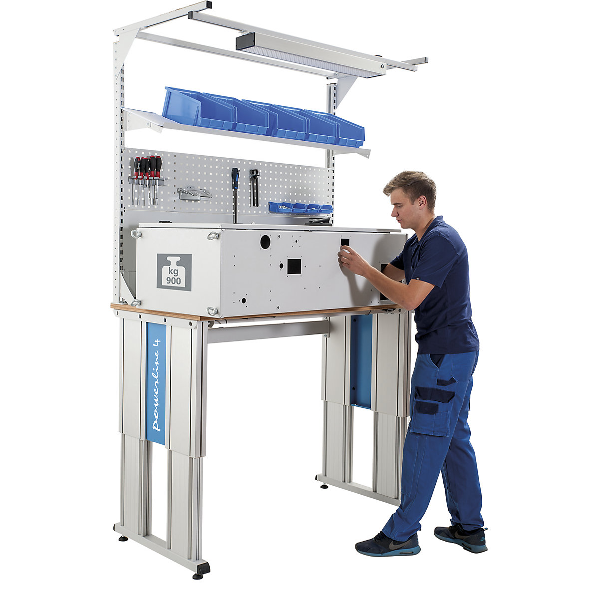 Schwerlasttisch, elektrisch höhenverstellbar bedrunka hirth (Produktabbildung 2)-1