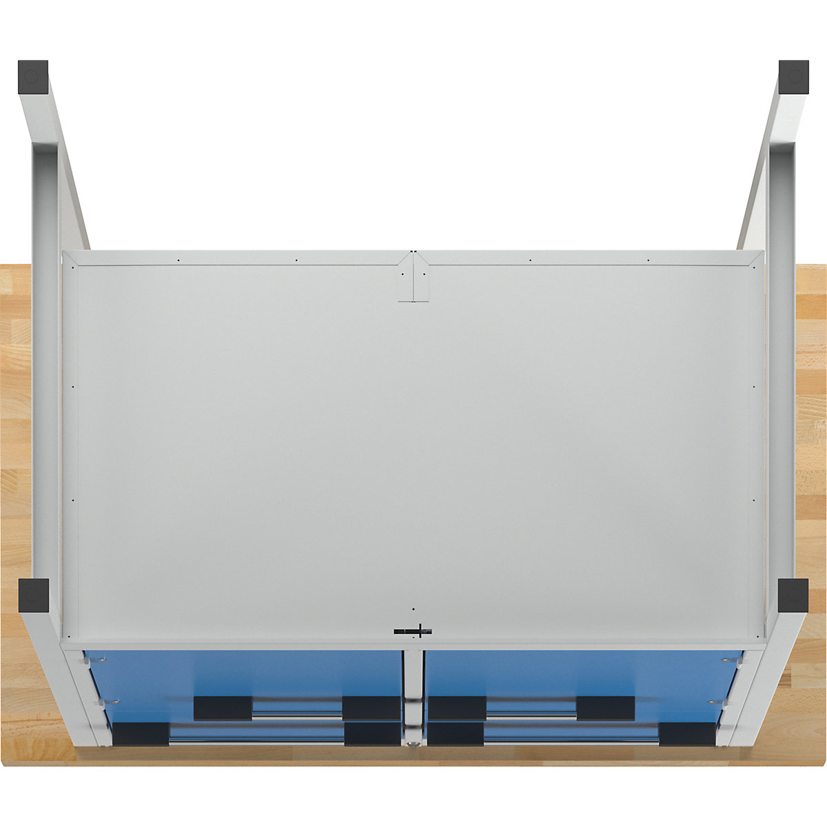 Werkbank, Gestellbauweise Serie 8000 eurokraft pro (Produktabbildung 7)-6