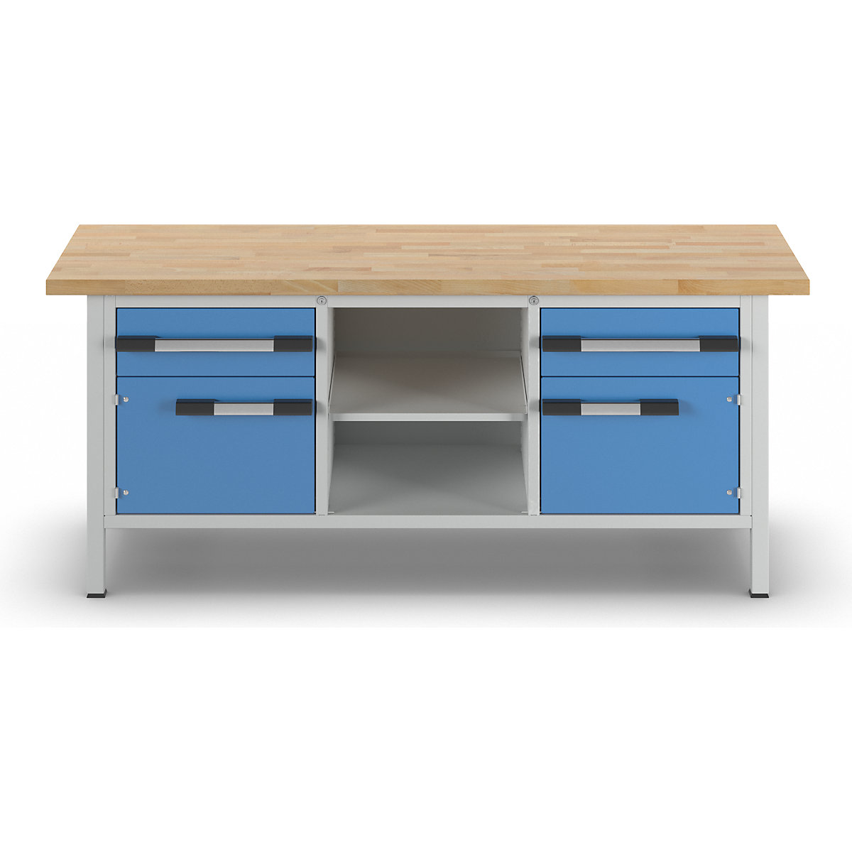 Werkbank, Gestellbauweise Serie 8000 eurokraft pro (Produktabbildung 3)-2