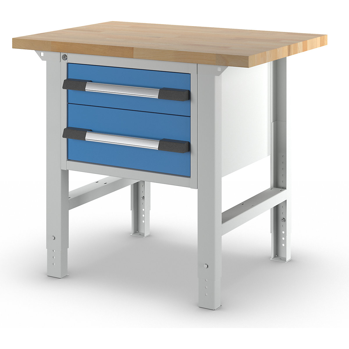 Werkbank mit Hängeschubladen, Baukastensystem Serie 7000 eurokraft pro (Produktabbildung 3)-2