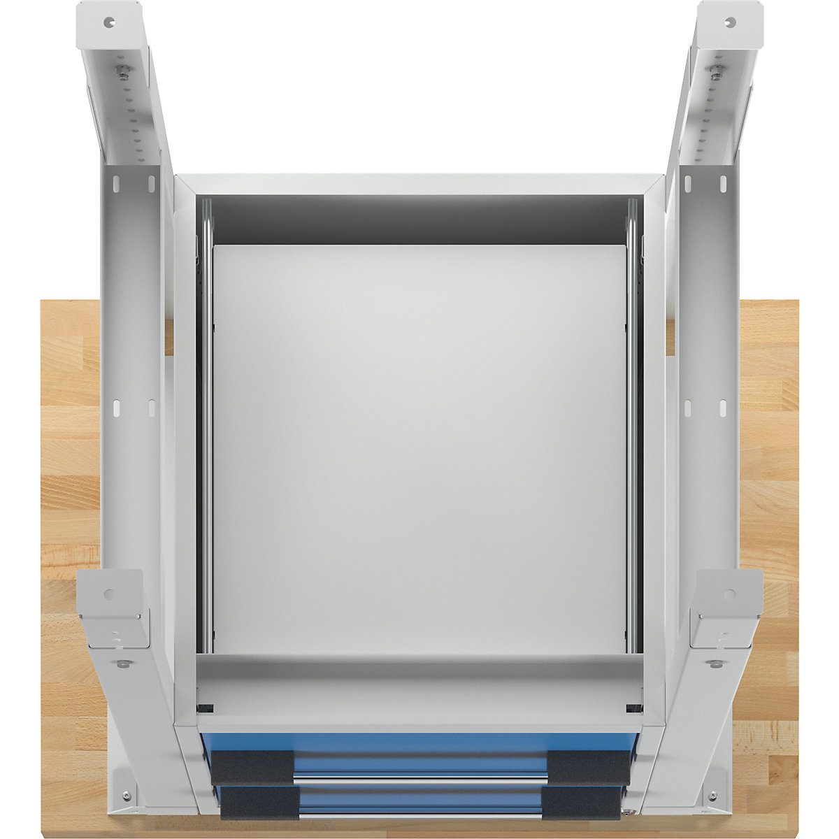 Werkbank mit Hängeschubladen, Baukastensystem Serie 7000 eurokraft pro (Produktabbildung 8)-7