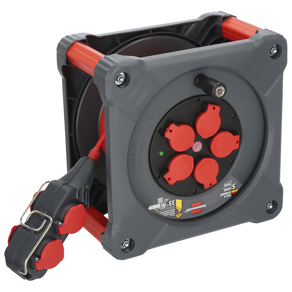 Professional Baustellen-Kabeltrommel mit Powerblock KC 3210 5 Brennenstuhl