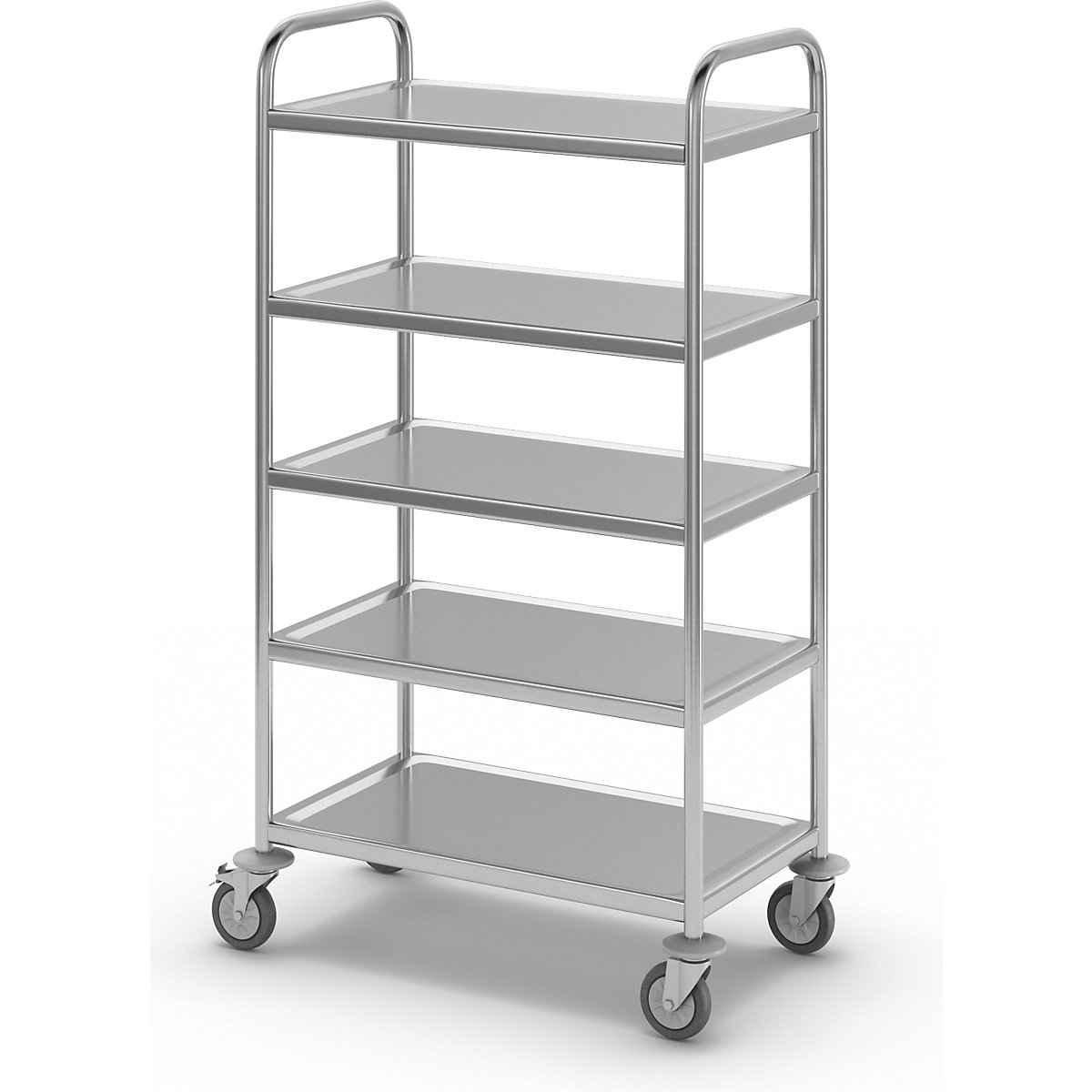 Edelstahl-Servierwagen eurokraft basic (Produktabbildung 7)-6