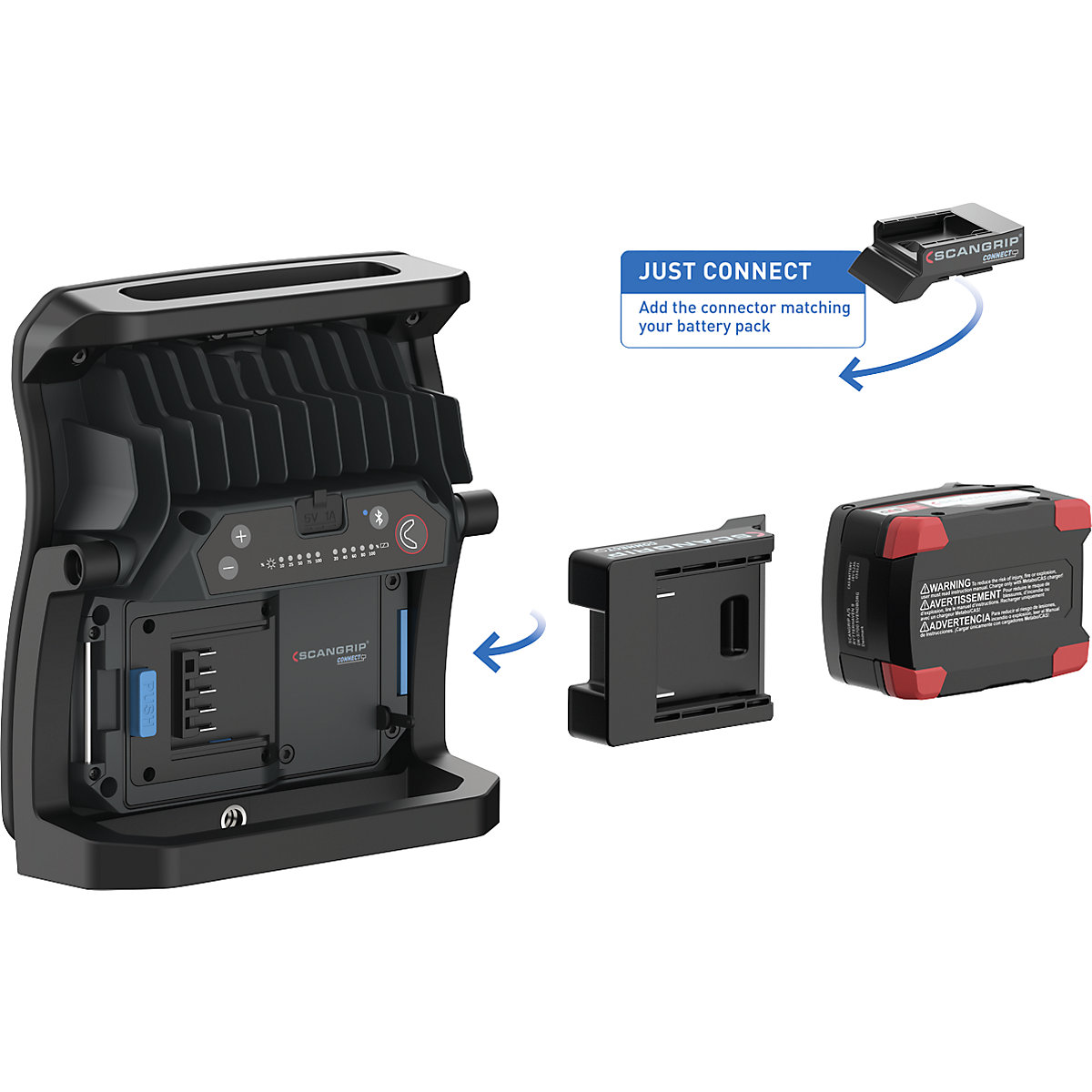 LED-Baustrahler NOVA 4 CONNECT SCANGRIP (Produktabbildung 25)-24