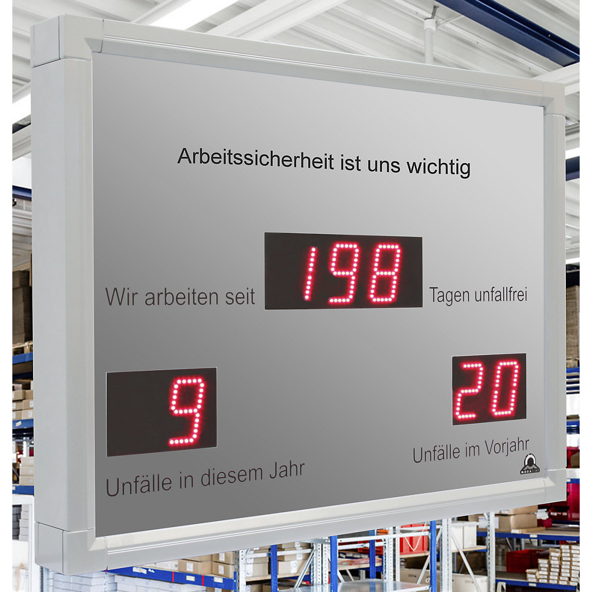 Außen-LED-Anzeige, Unfallfreie Tage (Produktabbildung 5)-4