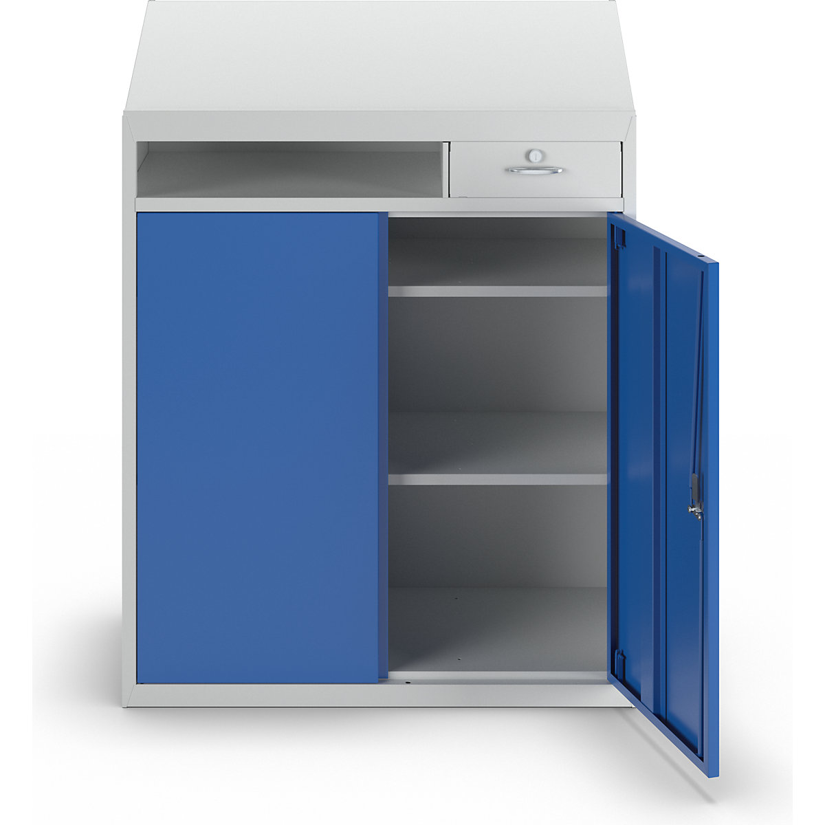 Werkzeugschrank mit Schreibpult eurokraft basic (Produktabbildung 3)-2