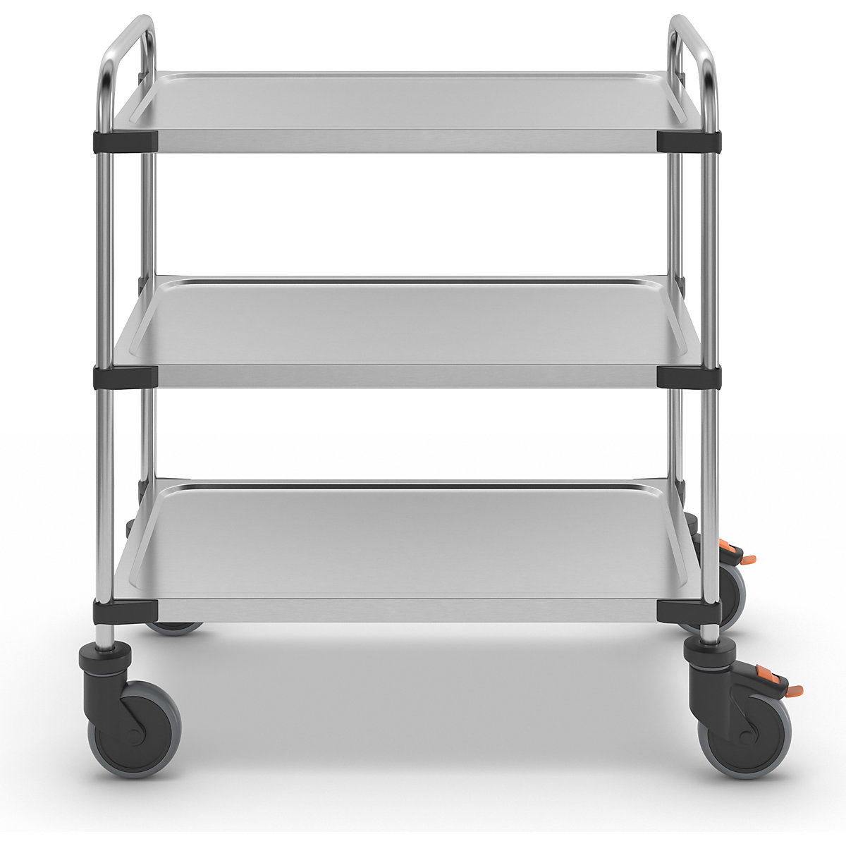 Servierwagen aus Edelstahl (Produktabbildung 2)-1