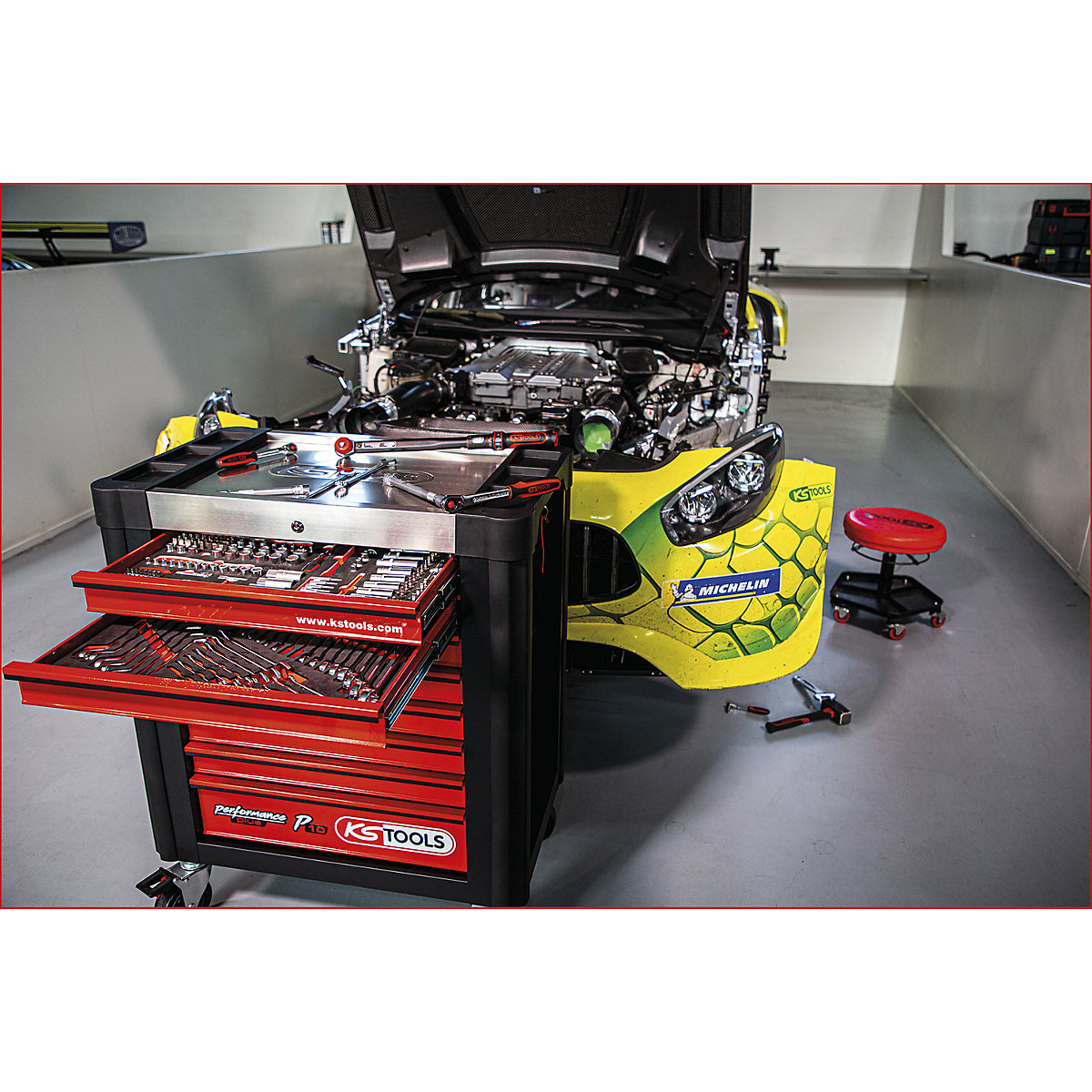 PERFORMANCEplus Werkstattwagen P10 KS Tools (Produktabbildung 6)-5