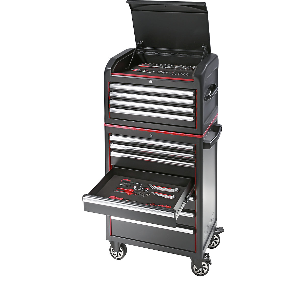 Schubladen-Aufsatzschrank für Werkzeugwagen (Produktabbildung 5)-4