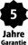 5 Jahre Garantie
