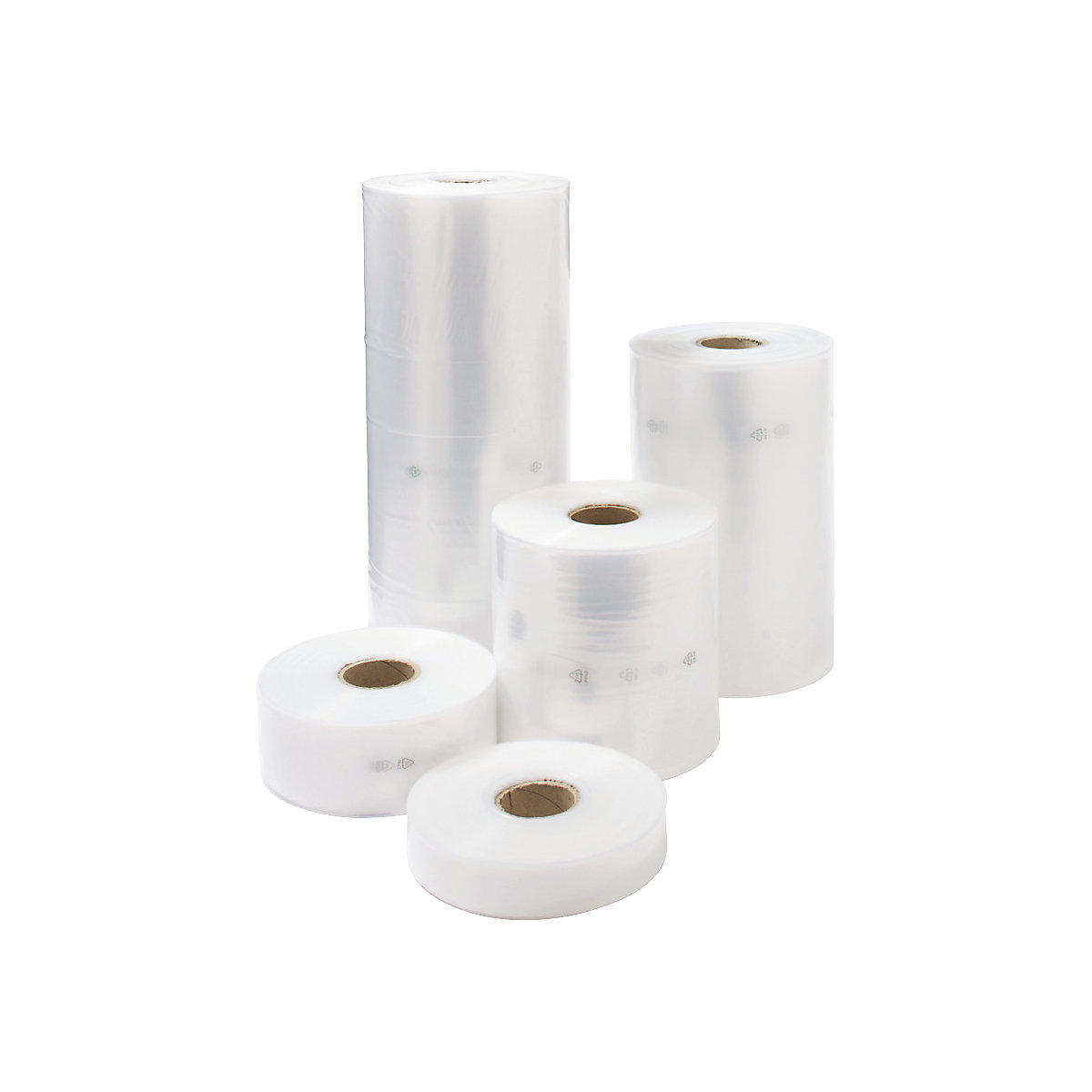 Schlauchfolie, Materialstärke 100 µm, LxB 250 m x 50 mm