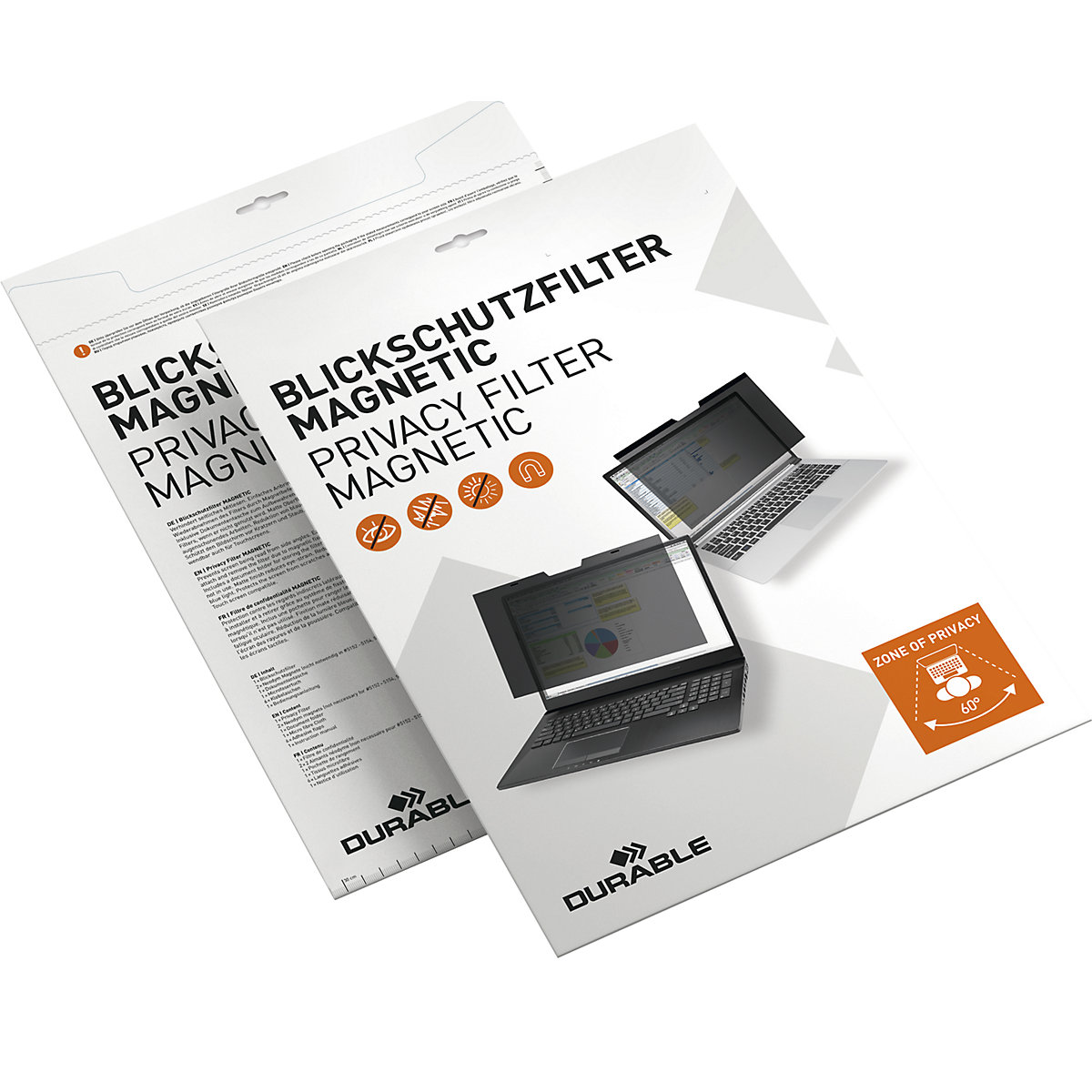 Filtru de confidențialitate MAGNETIC 16:9 – DURABLE (Imagine produs 2)-1