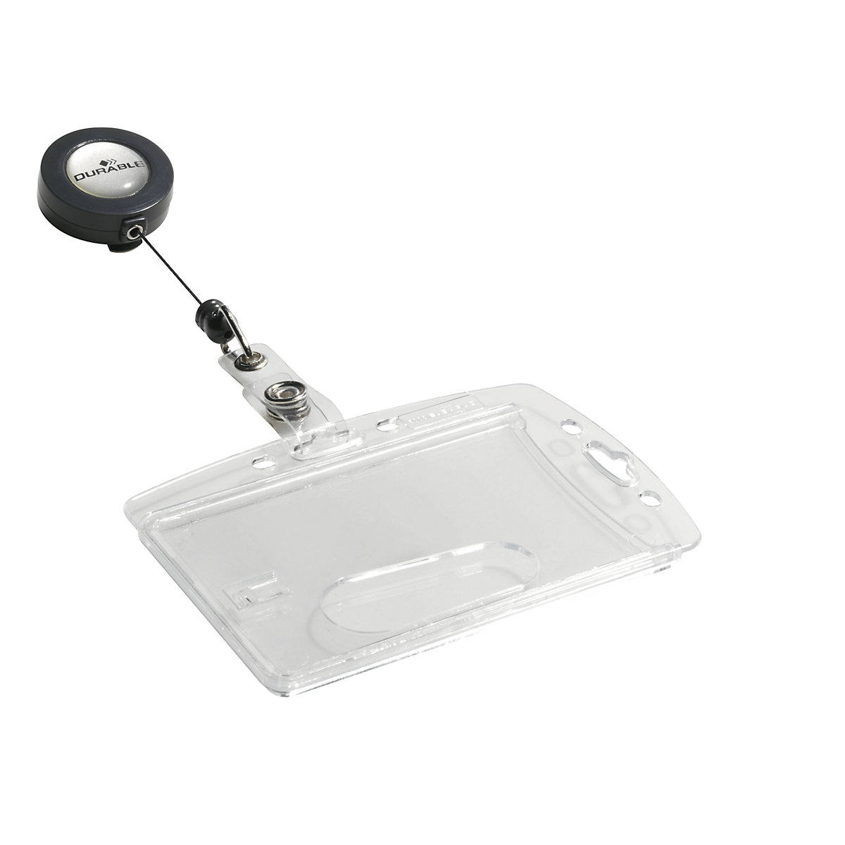 Suport pentru ecuson cu șnur retractabil – DURABLE (Imagine produs 6)-5