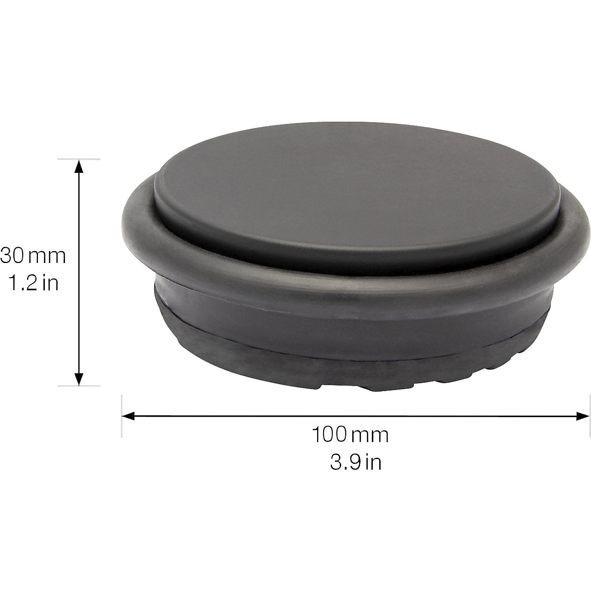 Opritor de ușă pentru podea BIG DISK – Wagner (Imagine produs 2)-1