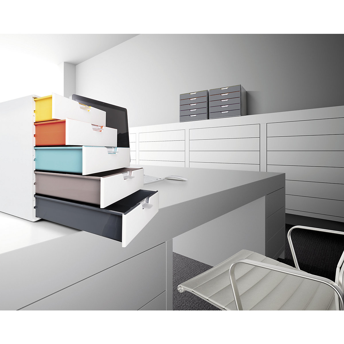 Boxă cu sertare VARICOLOR® – DURABLE (Imagine produs 10)-9