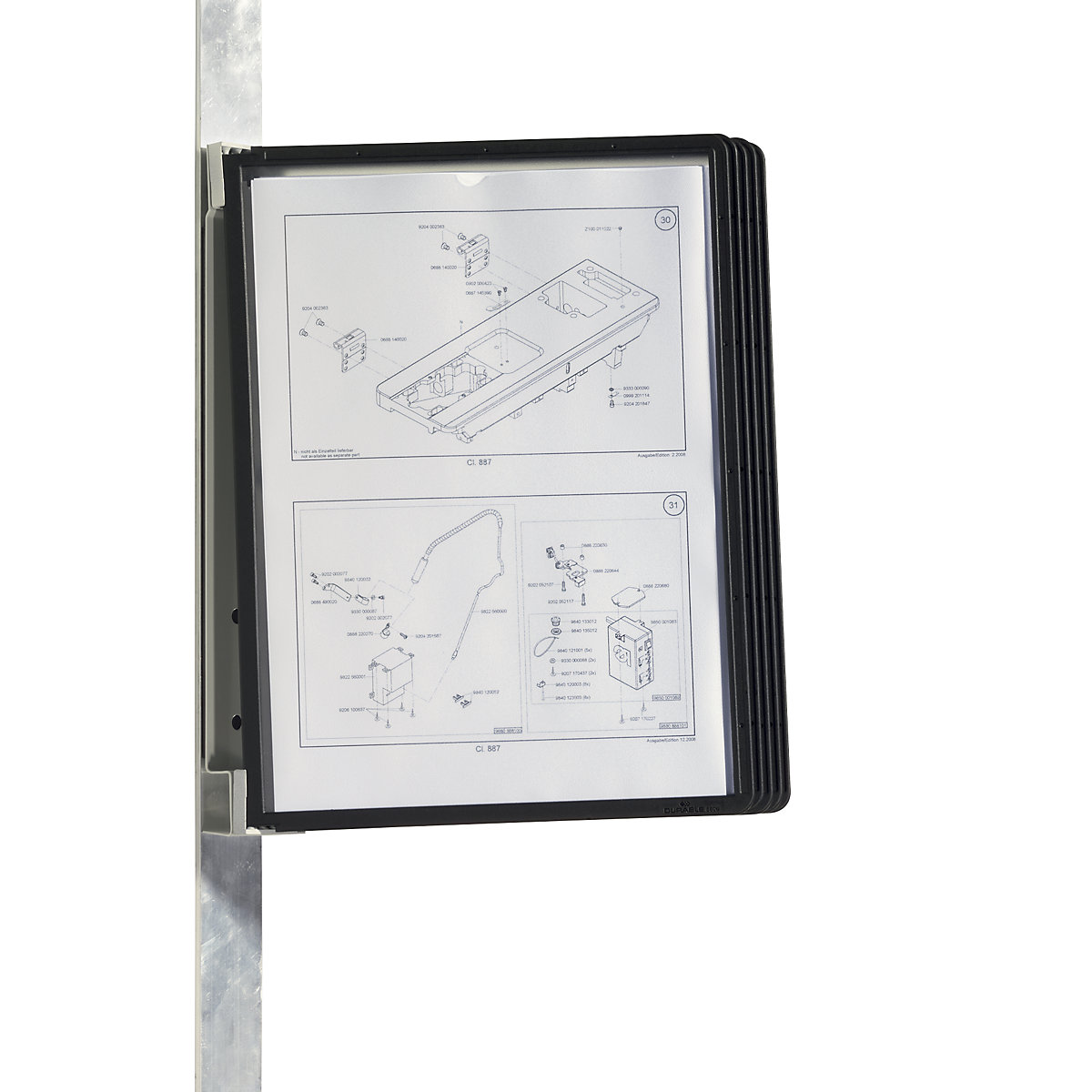 Set complet suporturi magnetice pentru perete – DURABLE