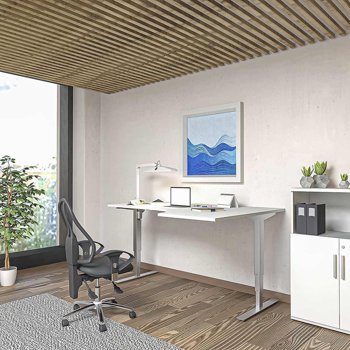 Birou Atlanta, înălțime reglabilă electric (Imagine produs 6)-5