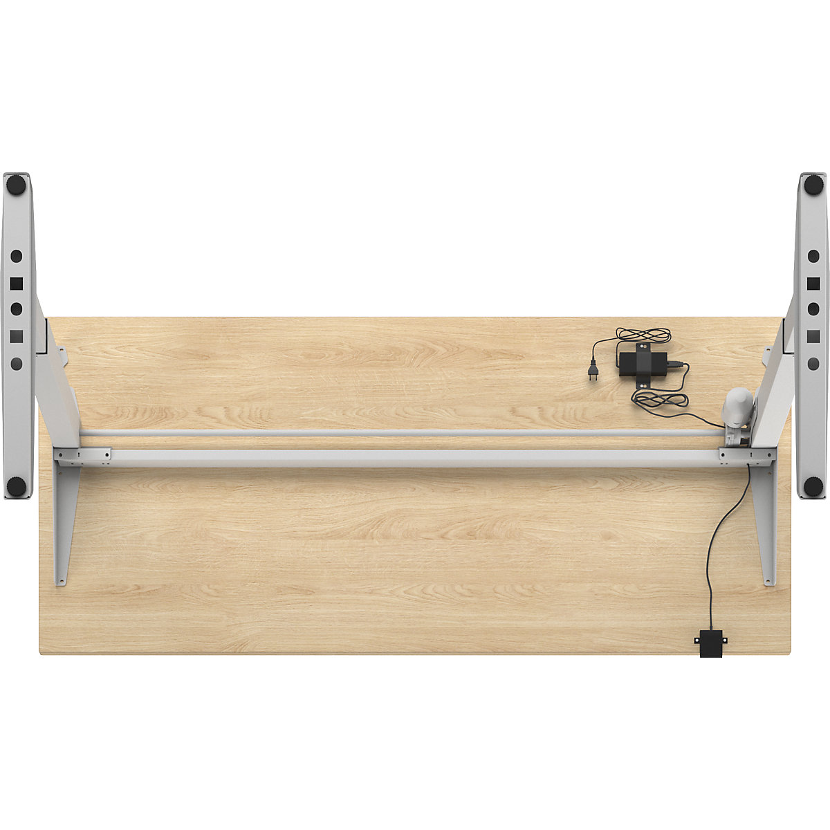 Birou Venla, înălțime reglabilă electric – eurokraft basic (Imagine produs 8)-7