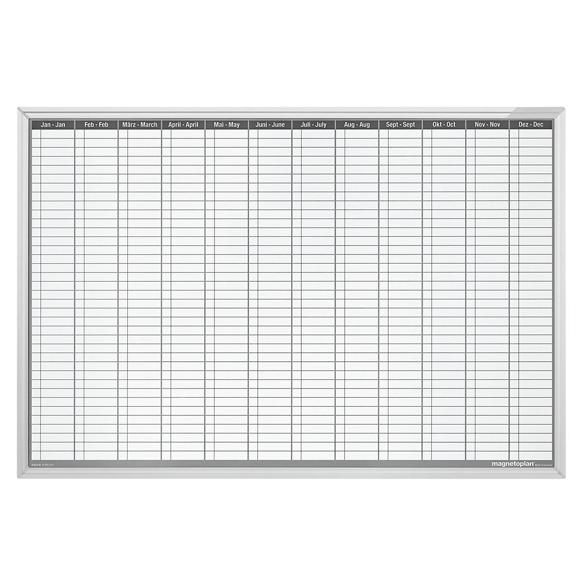 Planificator anual – magnetoplan