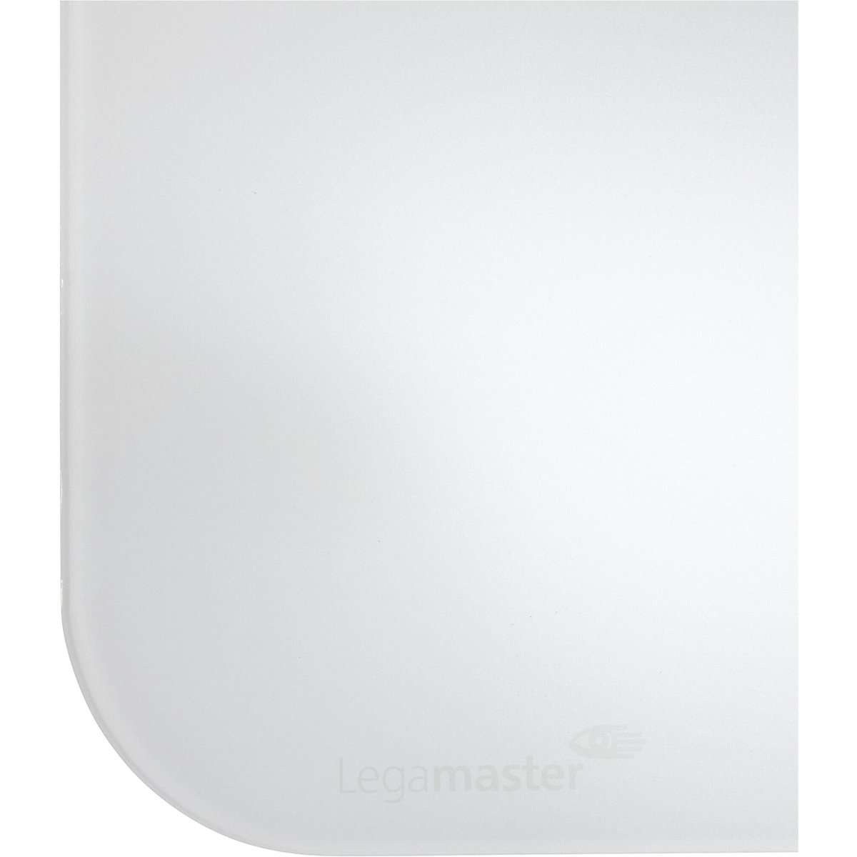 Panou mat din sticlă, colțuri rotunde – Legamaster (Imagine produs 3)-2