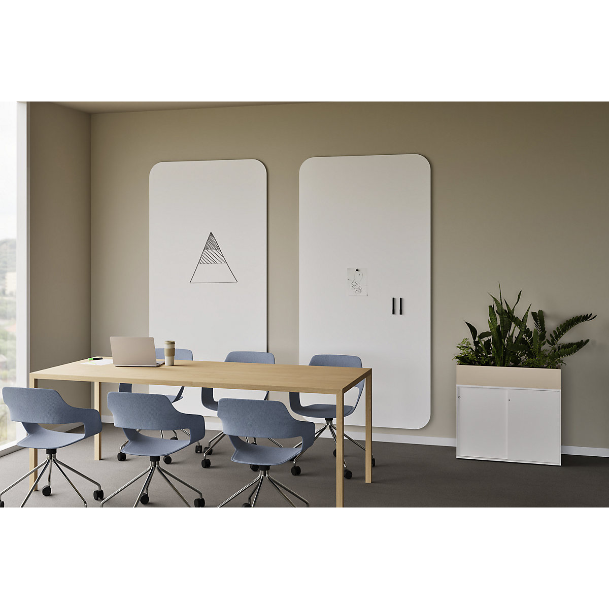 Panou whiteboard CURVE – Chameleon (Imagine produs 11)-10