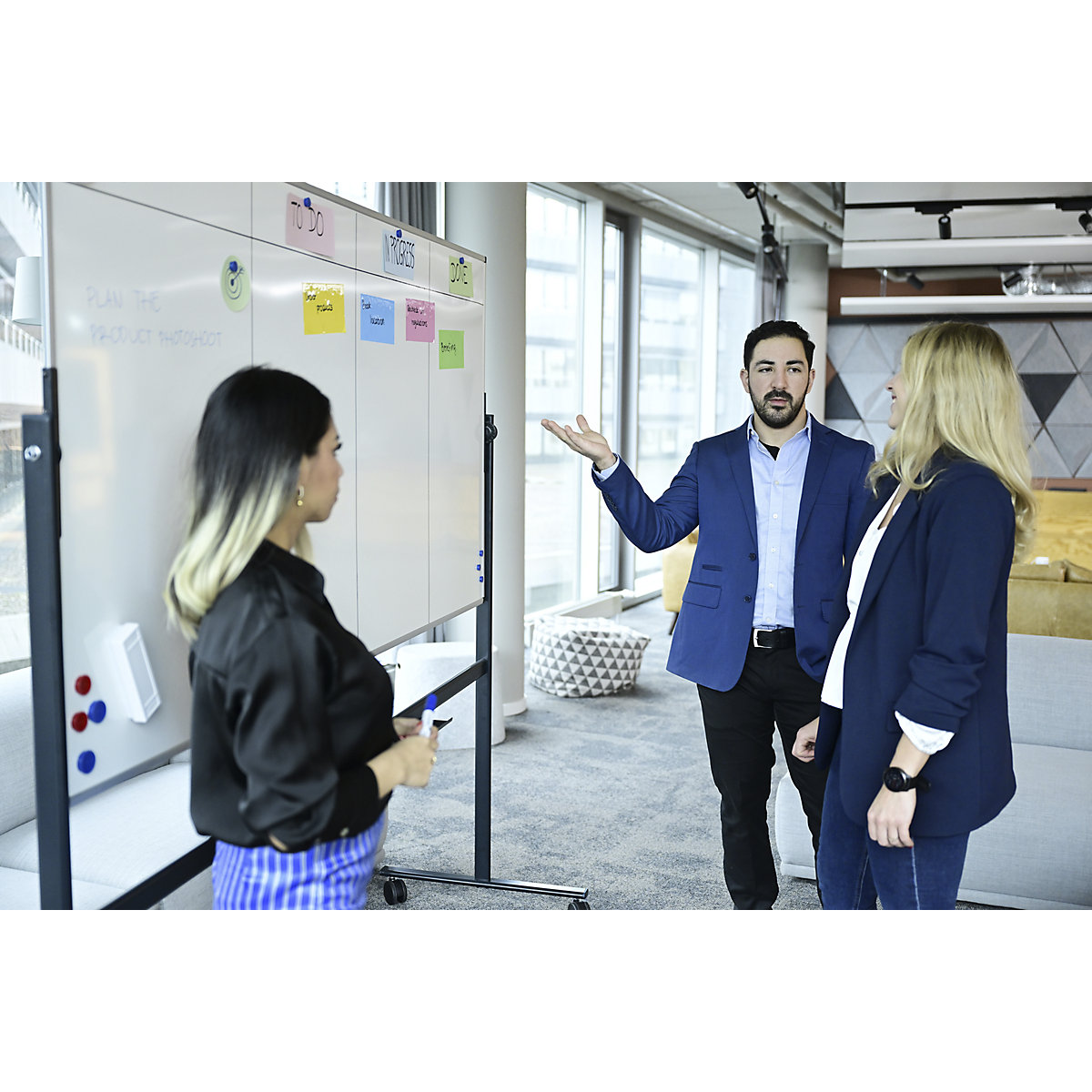 Panou whiteboard UNITE PLUS, rotativ – Legamaster (Imagine produs 5)-4