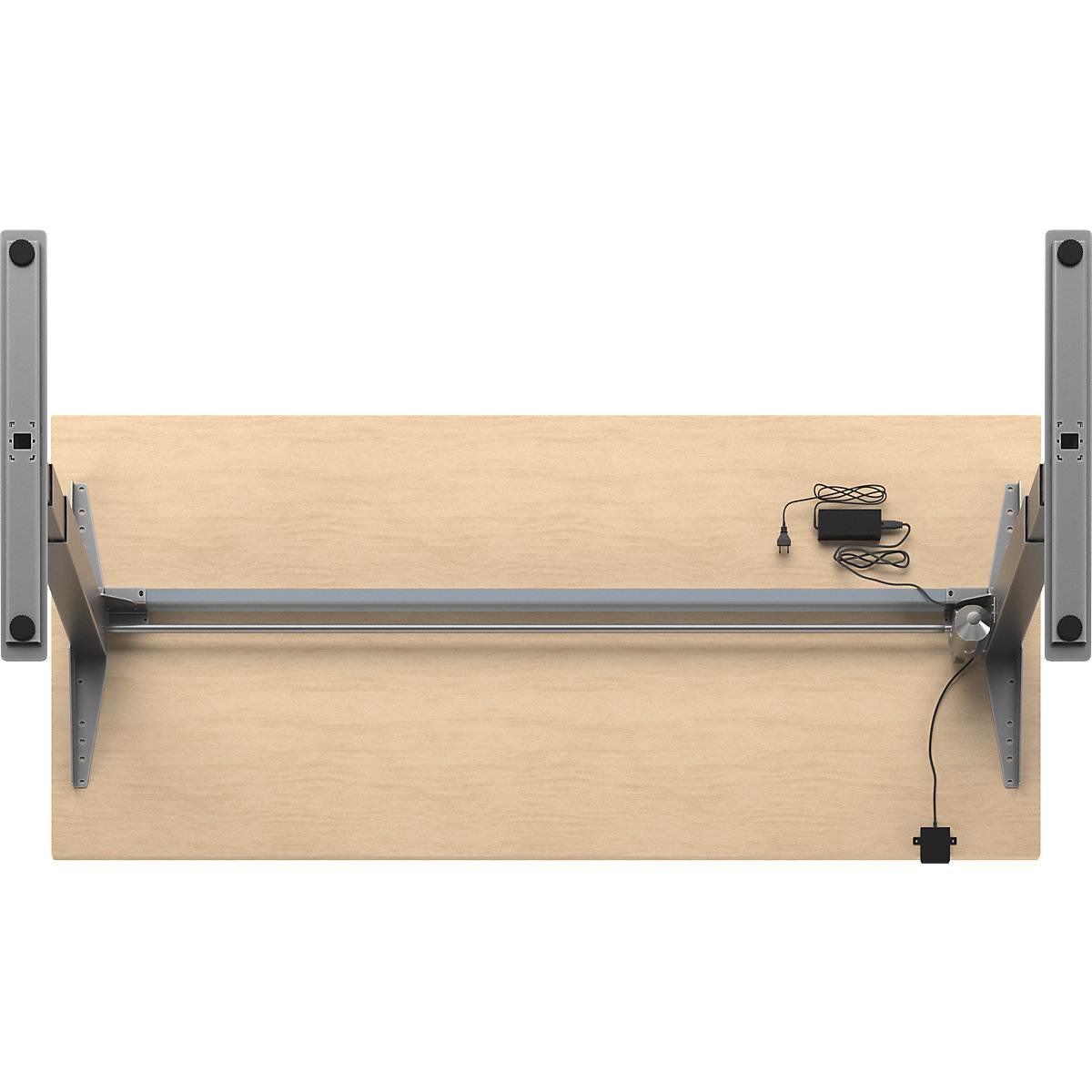 Biurko Atlanta, z elektryczną regulacją wysokości (Zdjęcie produktu 7)-6