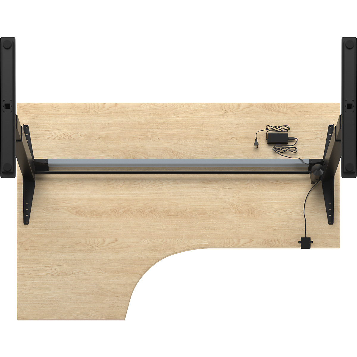 Biurko Atlanta, z elektryczną regulacją wysokości (Zdjęcie produktu 5)-4