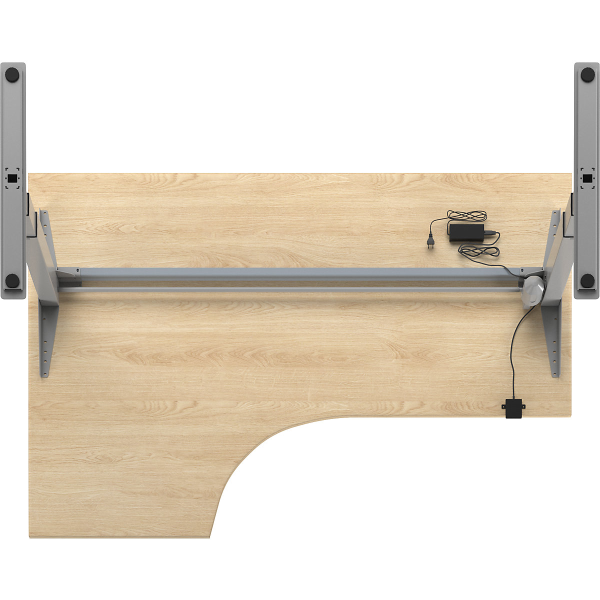 Biurko Atlanta, z elektryczną regulacją wysokości (Zdjęcie produktu 5)-4