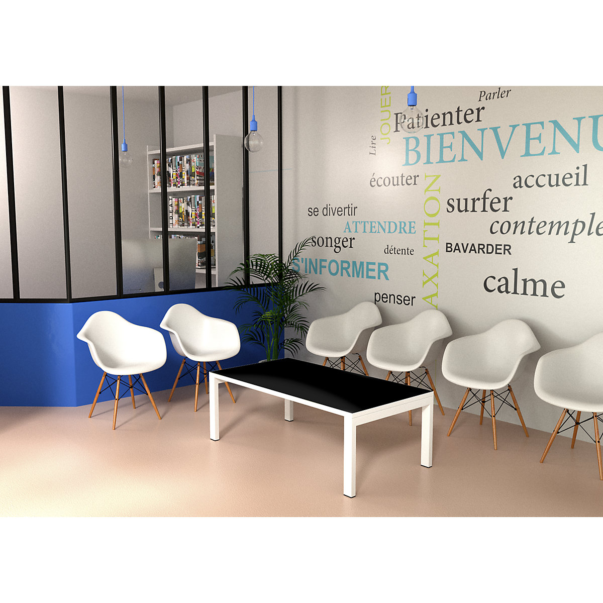 Stół dostawny easyDesk® – meet (Zdjęcie produktu 4)-3