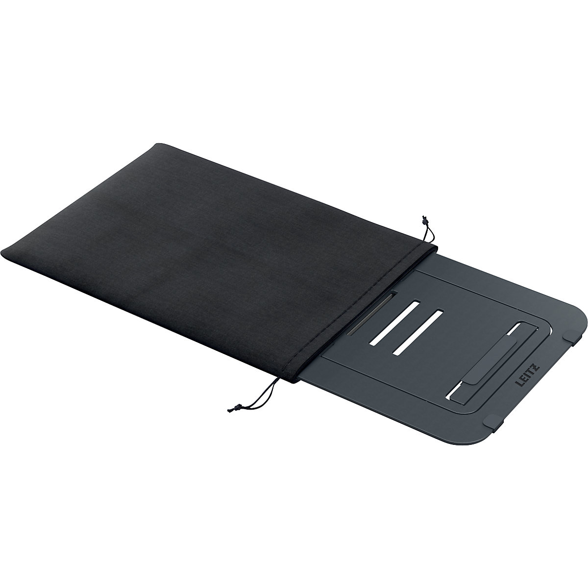 Aluminiowy stojak pod laptopa Leitz Ergo – Leitz (Zdjęcie produktu 2)-1