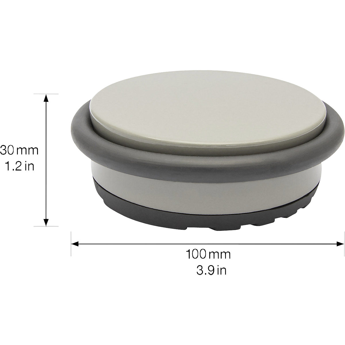 Podłogowy odbojnik do drzwi BIG DISK – Wagner (Zdjęcie produktu 2)-1