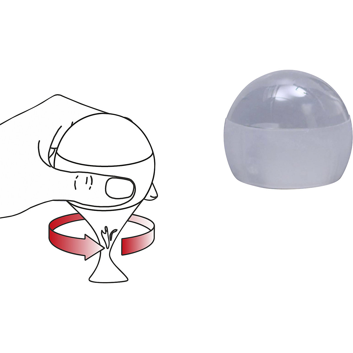 Podłogowy odbojnik do drzwi – Wagner (Zdjęcie produktu 4)-3